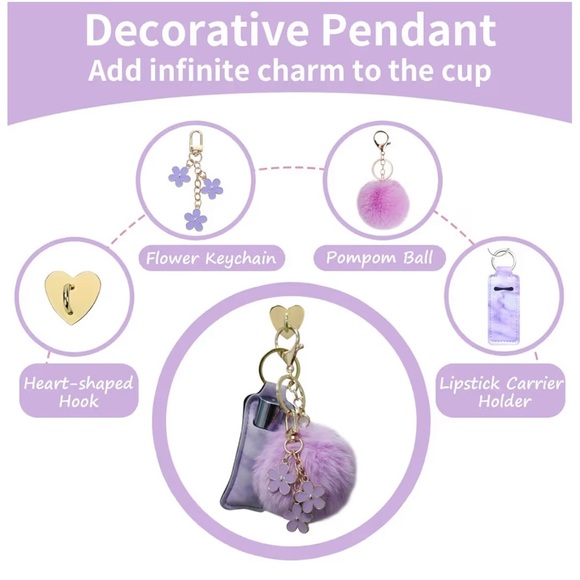 NIP - Stanley Cup Lavender Accessory Set (Tumbler not included!) - Picture 3 of 6